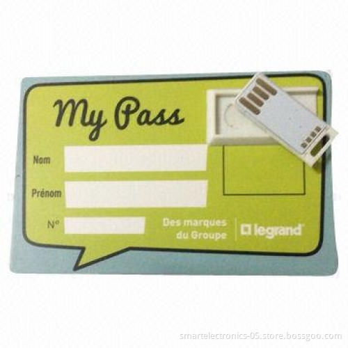 Paper card USB flash drives, 64MB-128GB capacity range